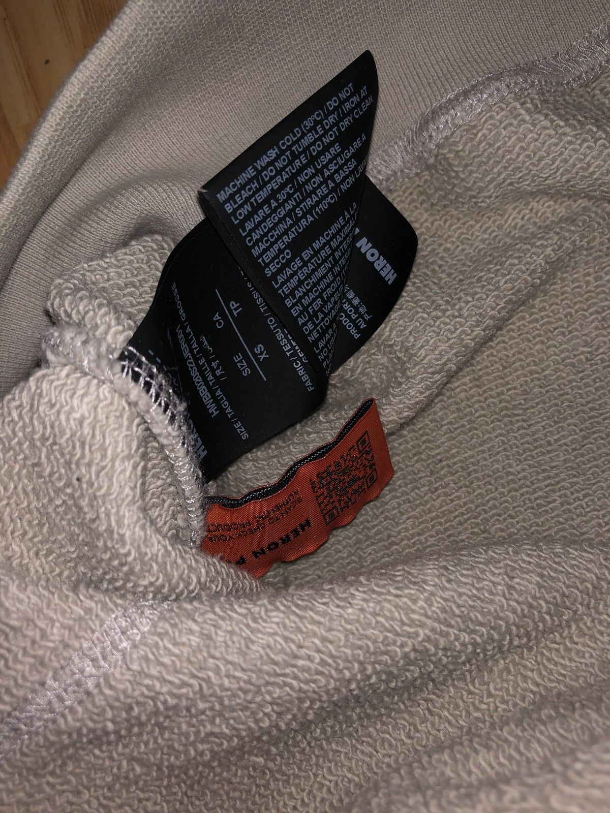 Heron Preston Heron Preston NF Heron Grey Hoodie - Size Small Size US S / EU 44-46 / 1 - 3 Thumbnail