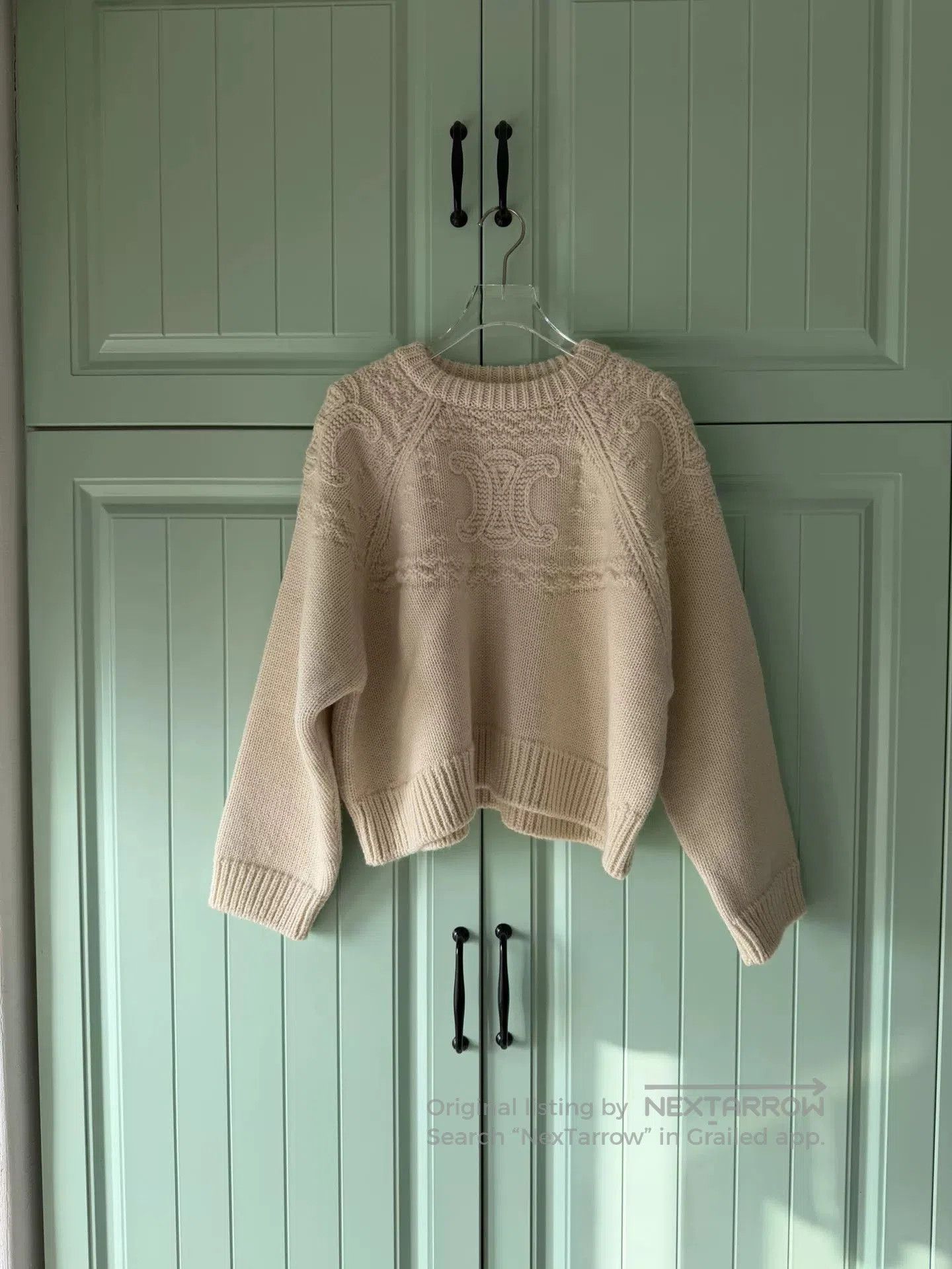 Celine Celine Triomphe Logo Wool Sweater. Size XS / US 0-2 / IT 36-38 - 1 Thumbnail