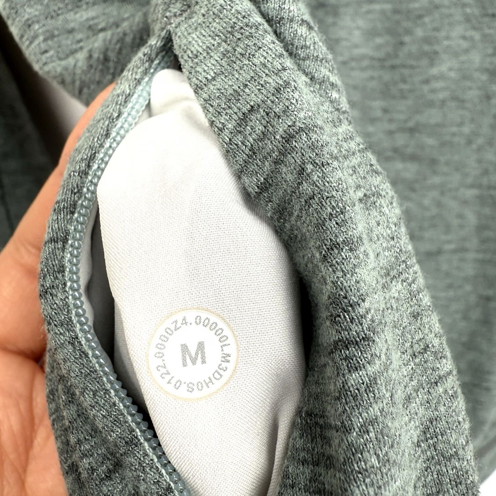 Lululemon Lululemon Half Zip Mens M Heather Green Pullover Athleisure Running Stretch Shirt Size US M / EU 48-50 / 2 - 7 Thumbnail