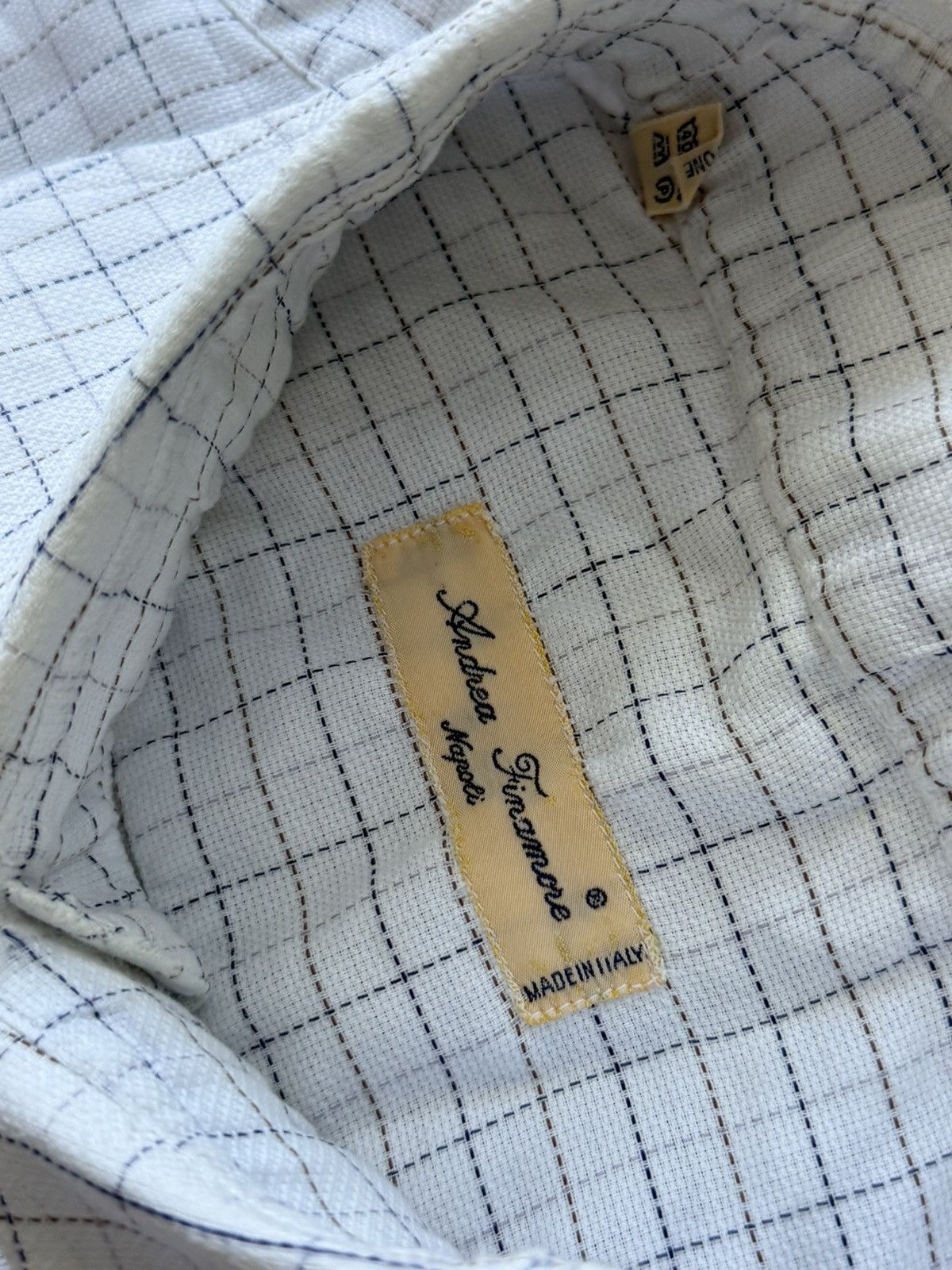 Finamore Andrea Finamore vintage checkered ls shirt Size US L / EU 52-54 / 3 - 3 Thumbnail