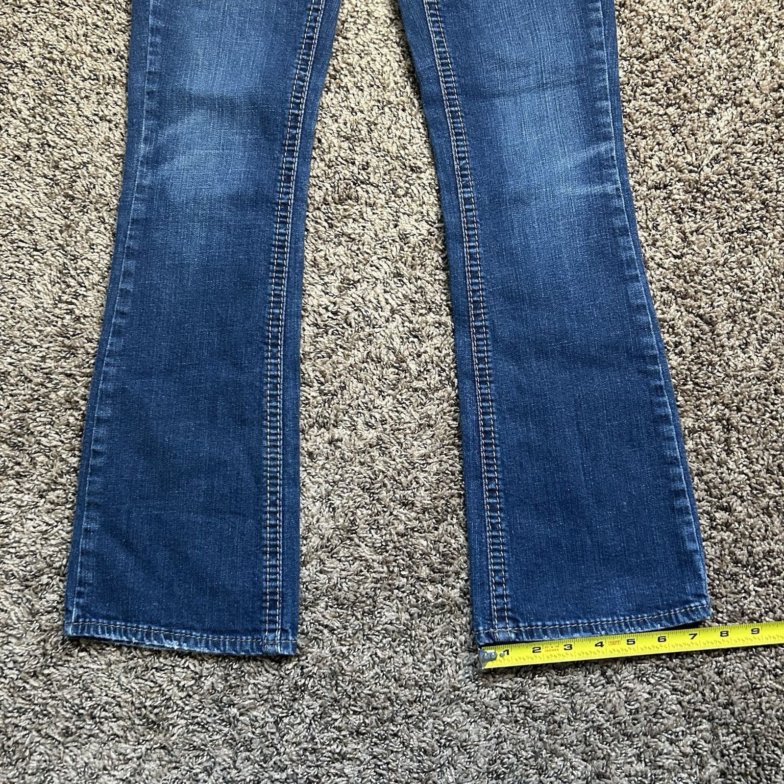 Silver Jeans Co. Silver Jeans Women W26xL33 AIKO Mid Boot Bootcut Stretch Fit Size 26" / US 2 / IT 38 - 15 Thumbnail