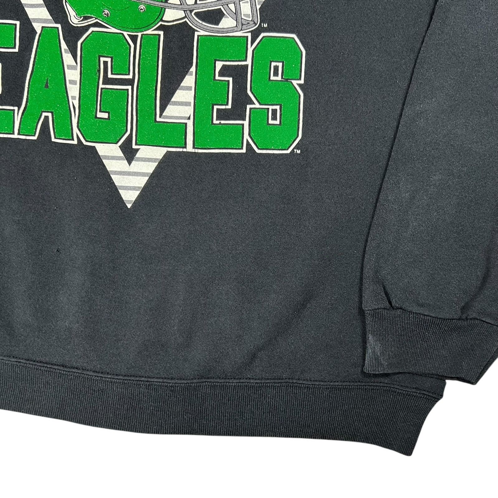 NFL × Tultex × Vintage 90s Tultex Philadelphia Eagles Kelly green faded crewneck Size US XXL / EU 58 / 5 - 3 Thumbnail