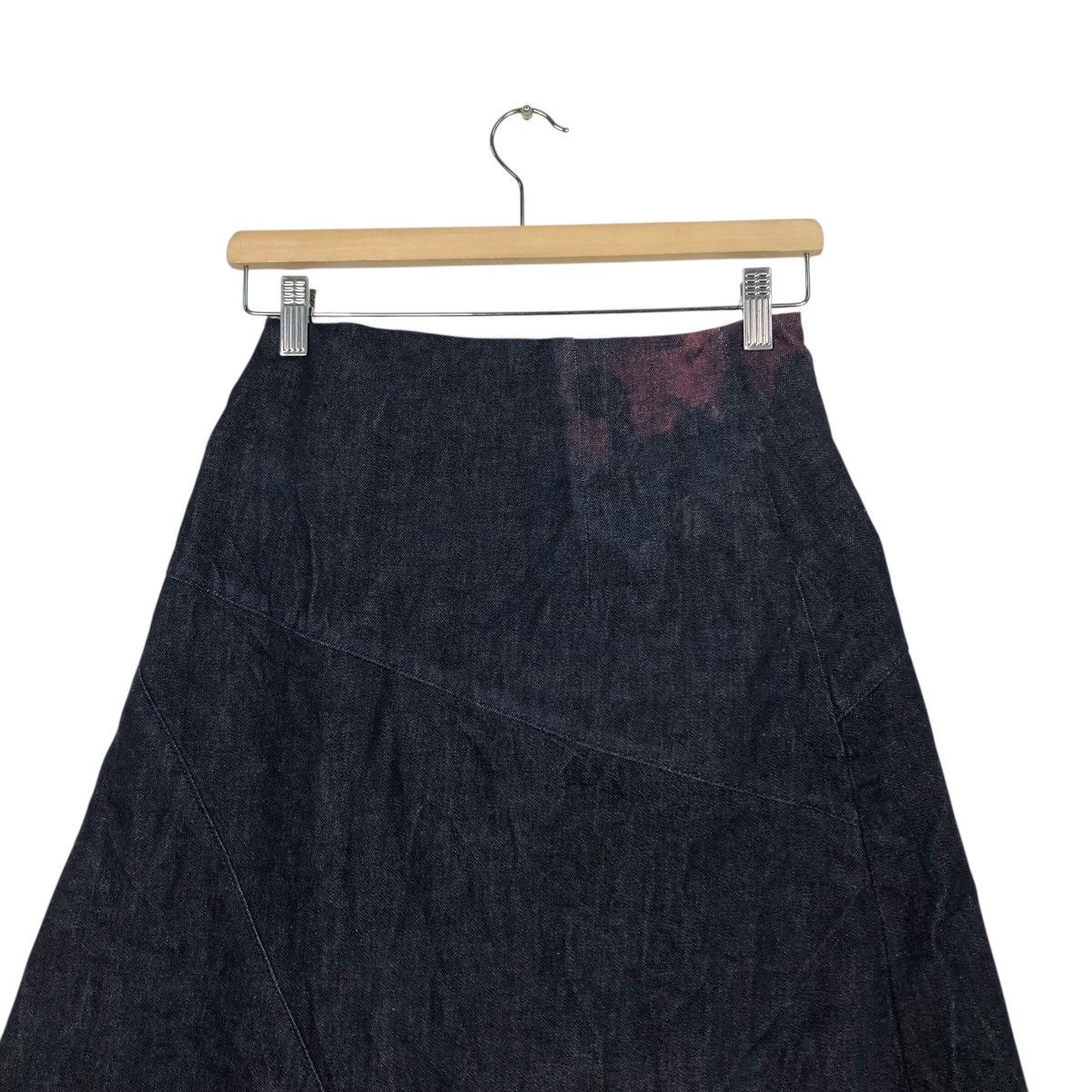 Japanese Brand 📌Acid Wash Design Punk Style Urvin Skirt Made in Japan Size 26" / US 2 / IT 38 - 10 Thumbnail