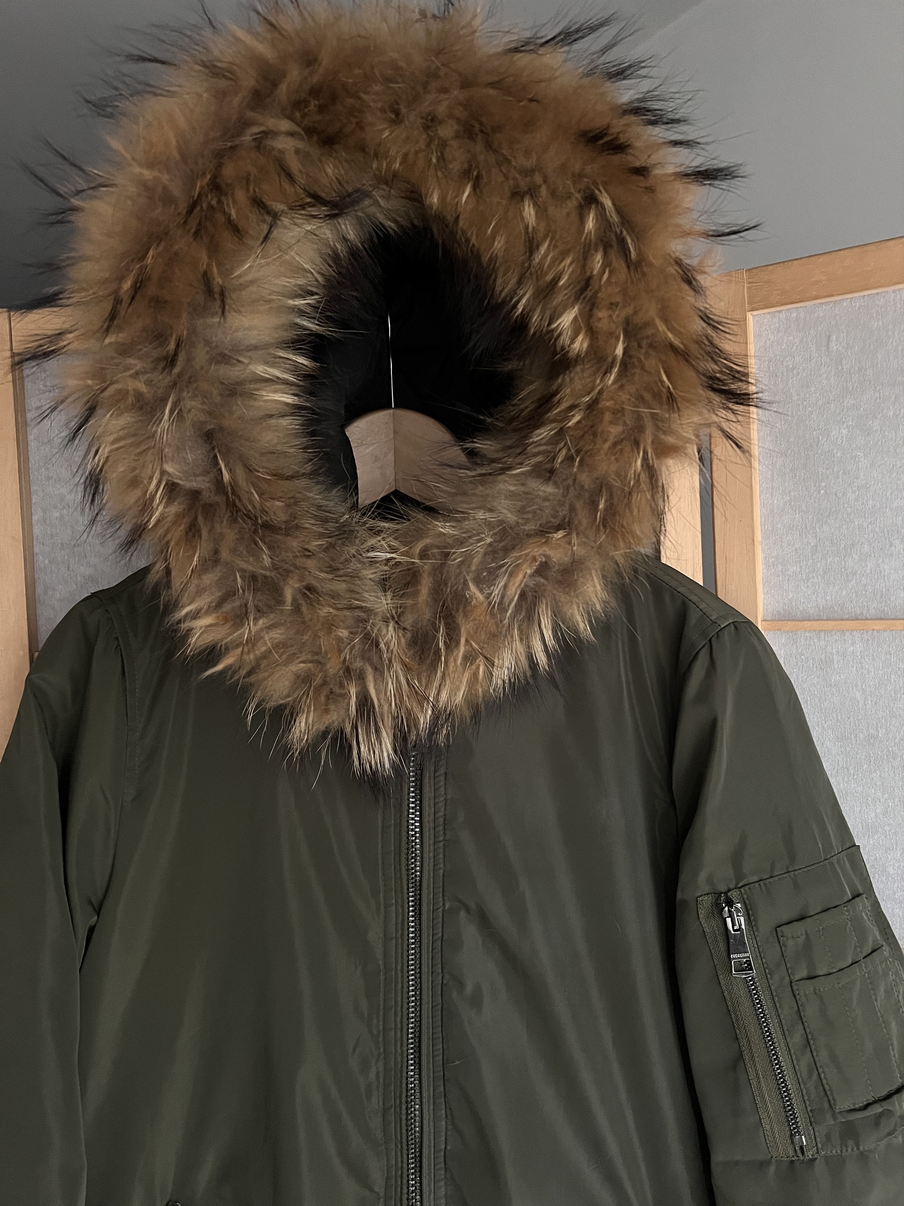 Burberry Burberry vintage faux fur hood bomber jacket avant garde y2k Size M / US 6-8 / IT 42-44 - 6 Thumbnail