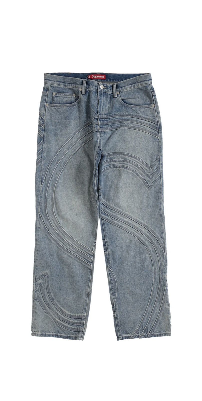 image of Supreme S Jeans in Blue, Men's (Size 36)