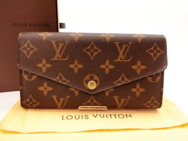 Louis Vuitton Louis Vuitton Sarah Monogram Leather Brown Wallet Size ONE SIZE - 1 Thumbnail