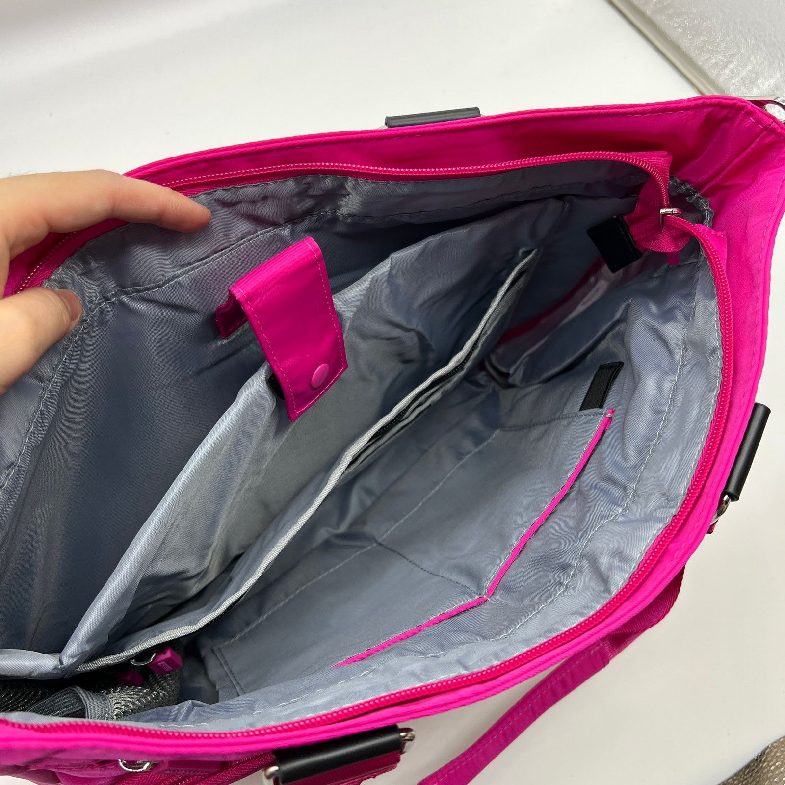 Other IHKWIP Cargo Catchall Tote No Crossbody Strap Ruby Berry Size ONE SIZE - 3 Thumbnail