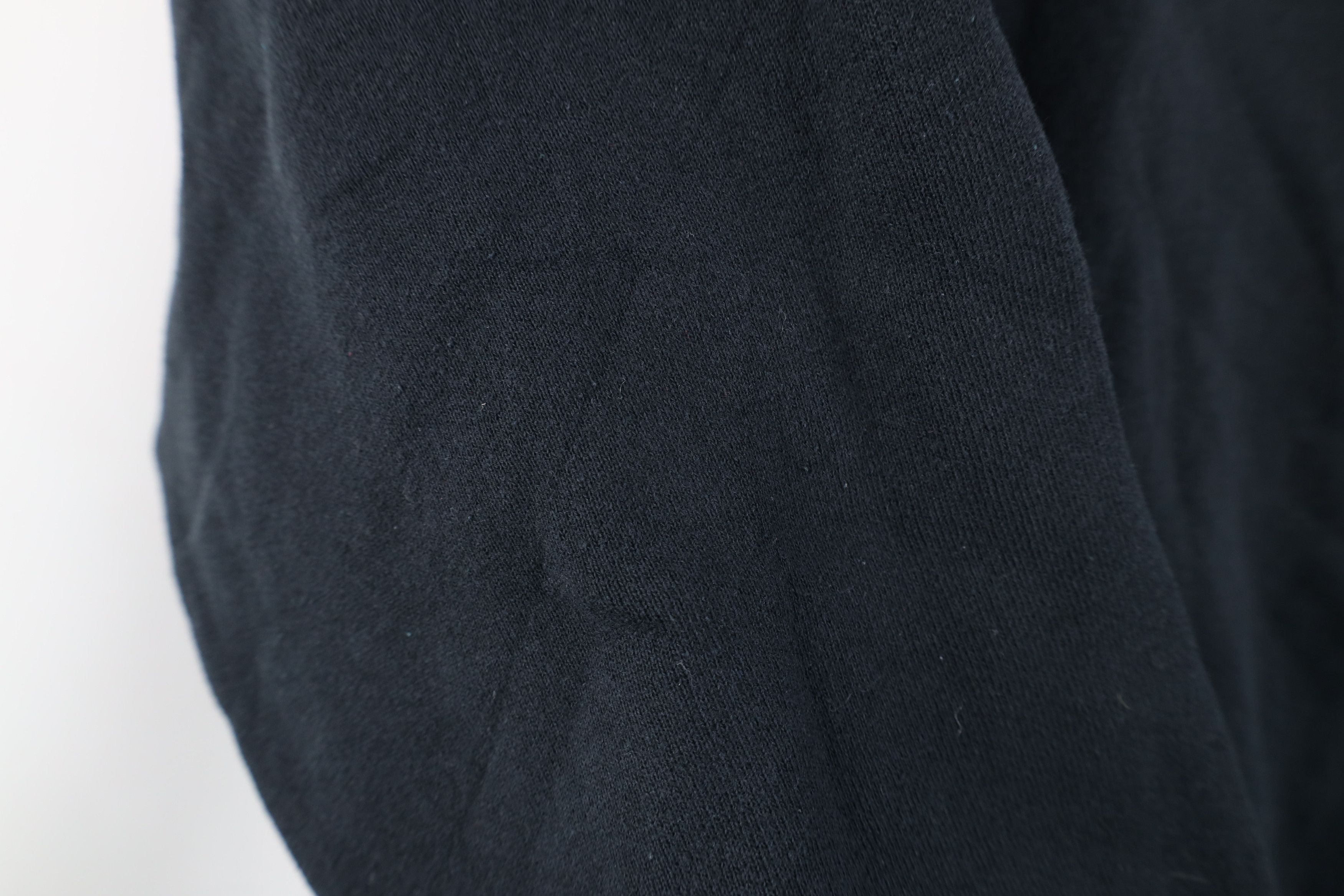 Vintage Vintage 90s Streetwear Faded Blank Crewneck Sweatshirt Black Size L / US 10 / IT 46 - 7 Thumbnail