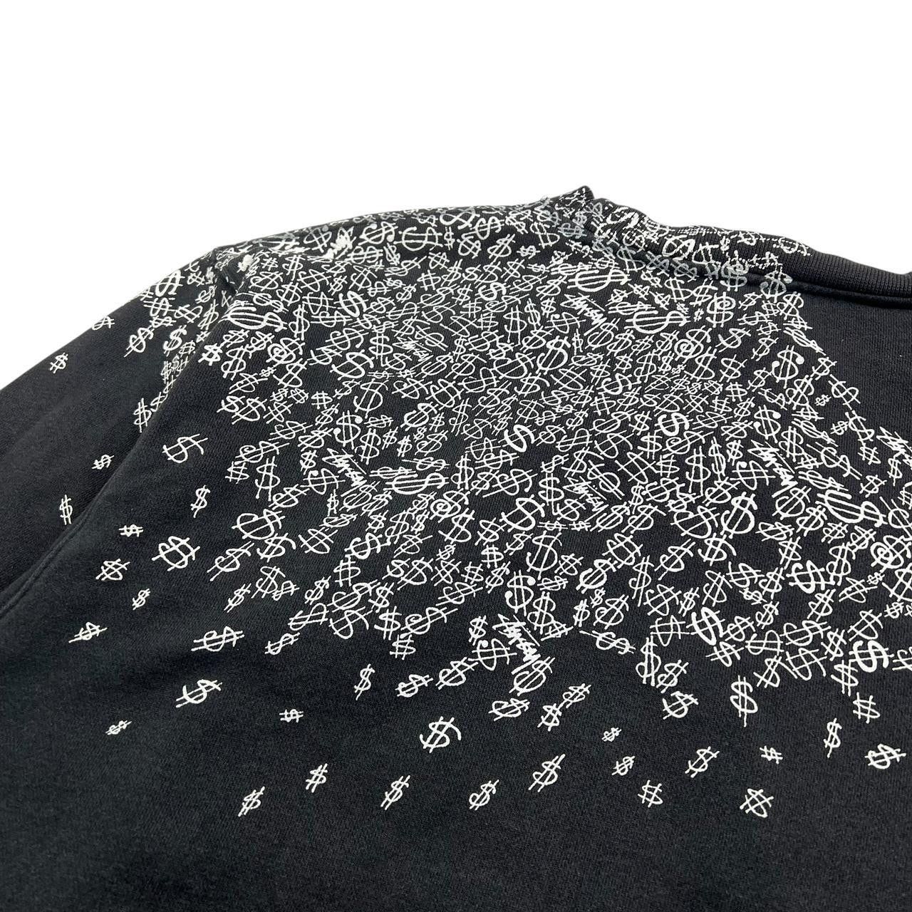 Stussy Vintage 2000s Stussy Dollar Sign Sweatshirt Black - Large Size US L / EU 52-54 / 3 - 4 Thumbnail