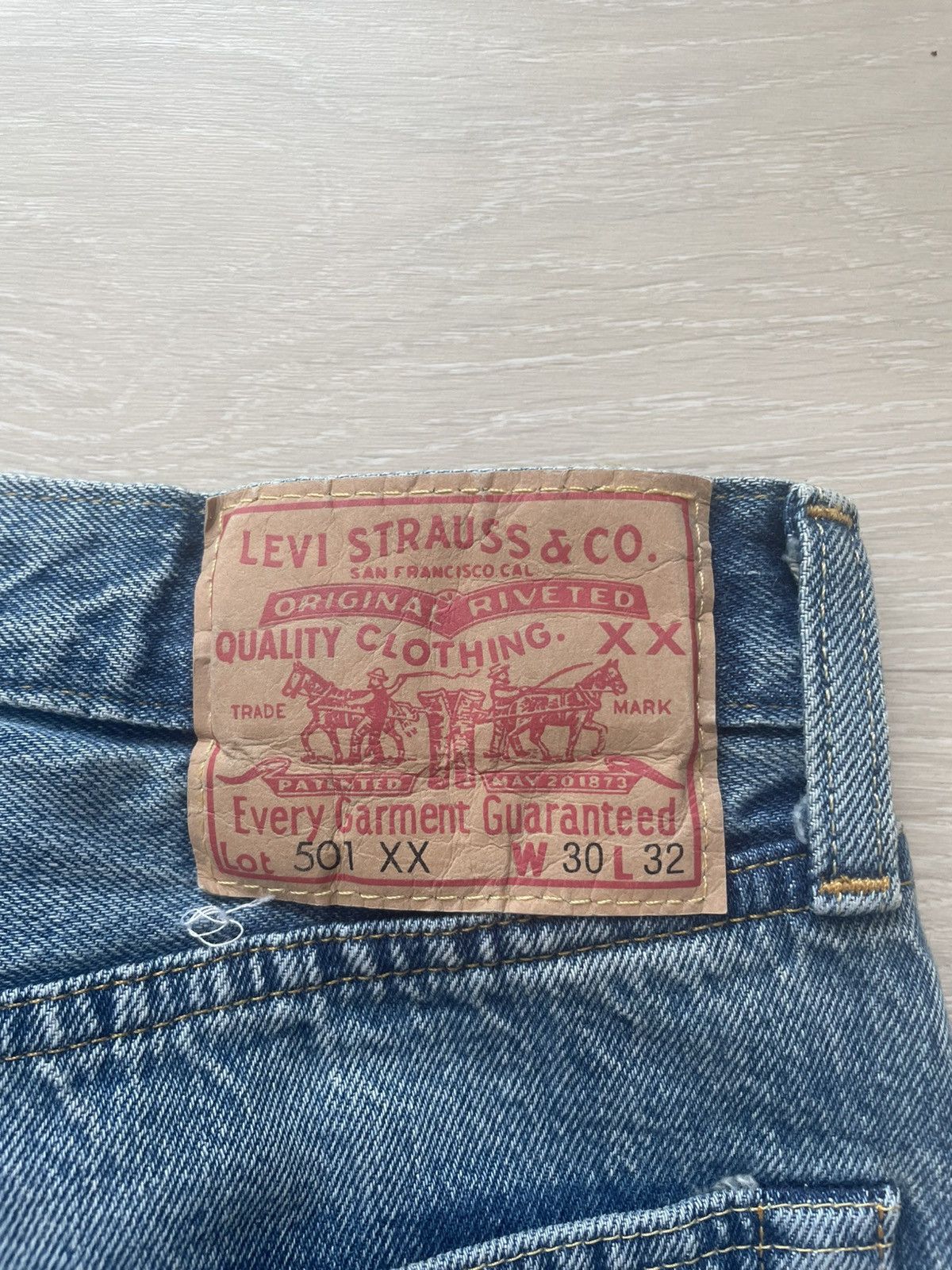 Levi's Levis 501 XX Selvedge Denim Size US 30 / EU 46 - 5 Thumbnail