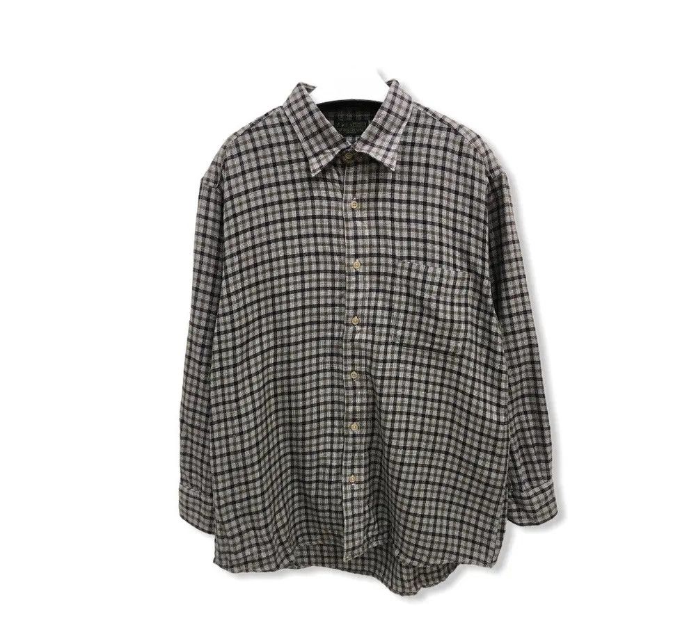 Vintage Vintage Flannel Shirt 👕 Size US M / EU 48-50 / 2 - 1 Thumbnail