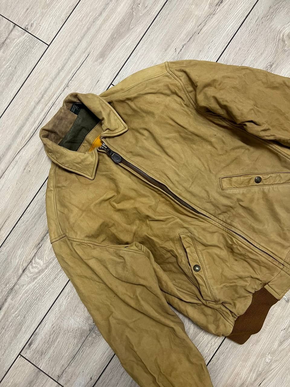 Timberland Timberland Leather Jacket Bomber Korea Made Size US S / EU 44-46 / 1 - 4 Thumbnail