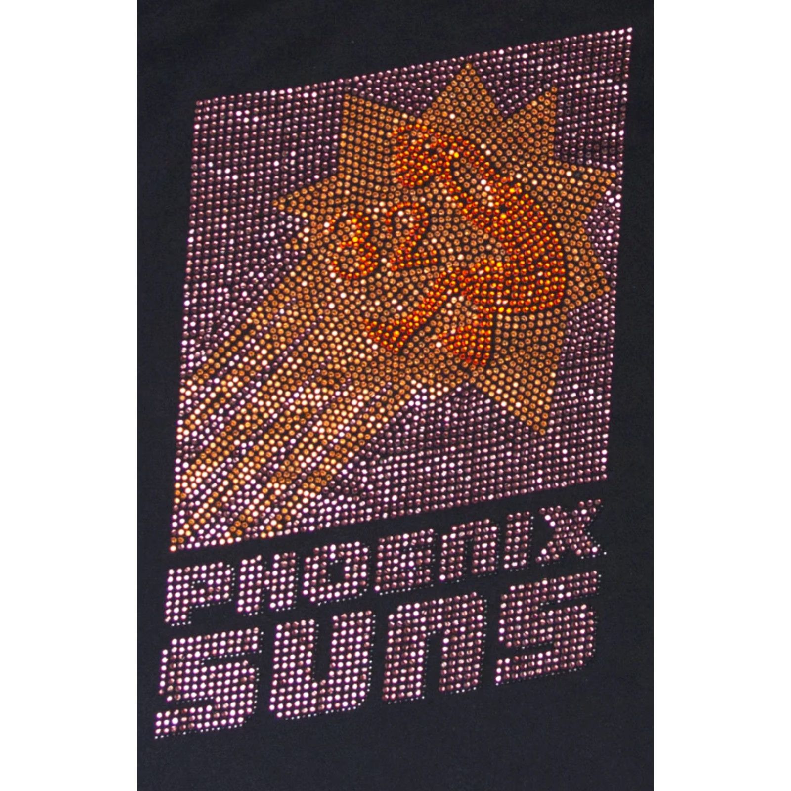 Vintage VINTAGE Recycled Suns Rhinestones T-Shirt Unisex Adults Large Black 2010s Shirts Mens Size US L / EU 52-54 / 3 - 2 Thumbnail