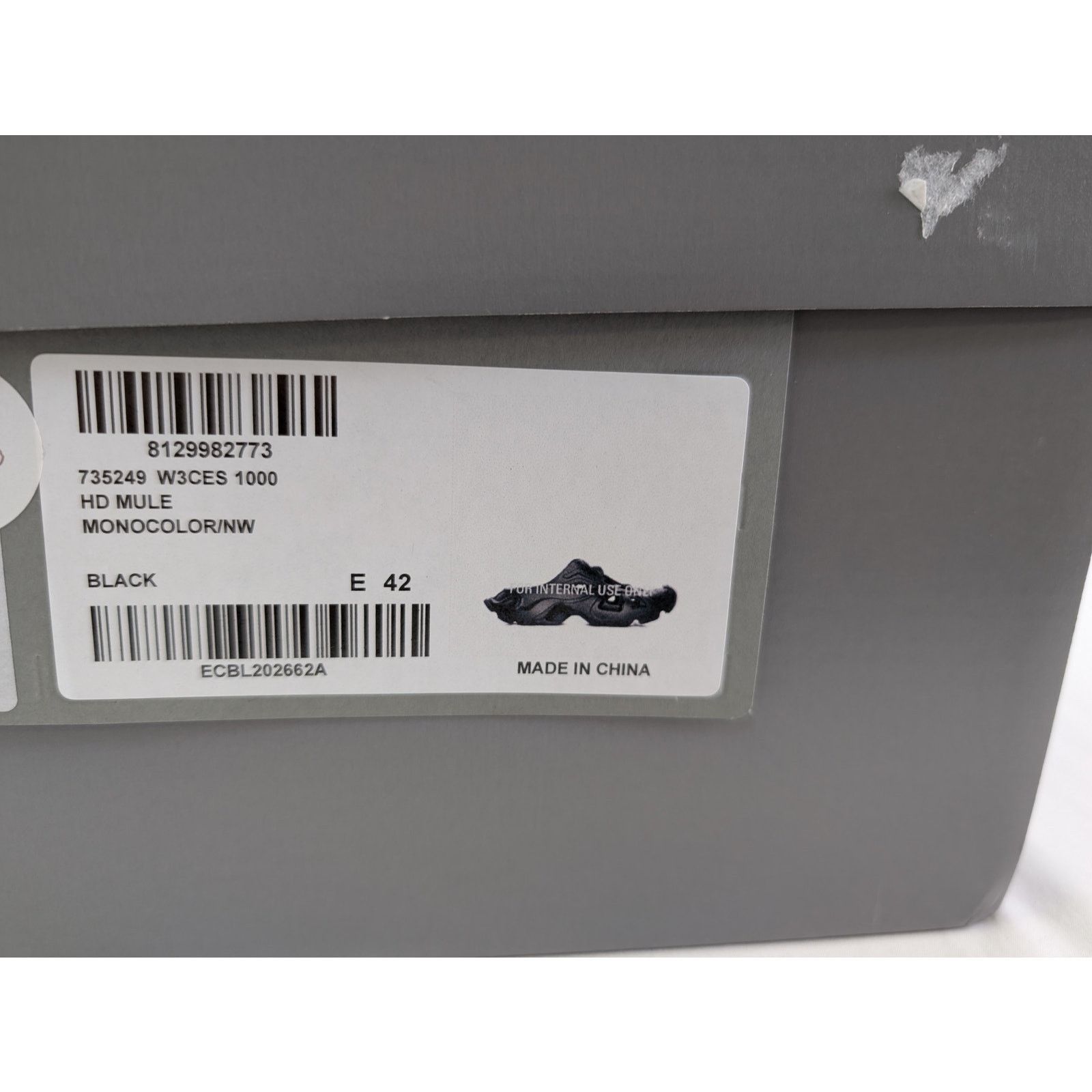Balenciaga o1rshd1 HD Mule Sandal Slipper in Black Size US 9 / EU 42 - 22 Thumbnail