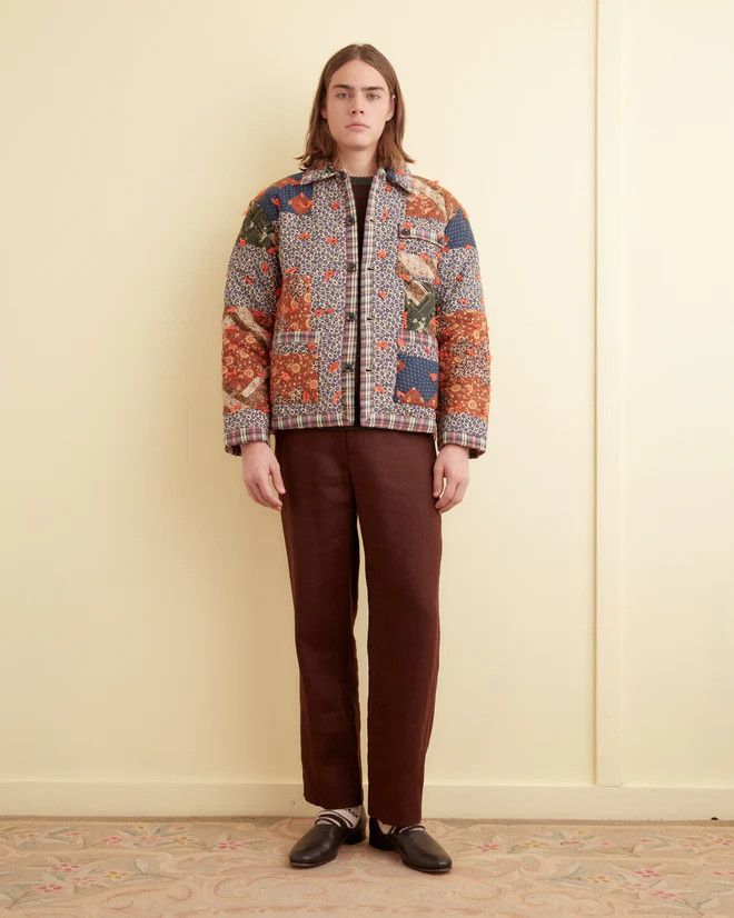 Bode Bode Criss Cross Mix-Print Quilt Jacket Size US S / EU 44-46 / 1 - 4 Thumbnail