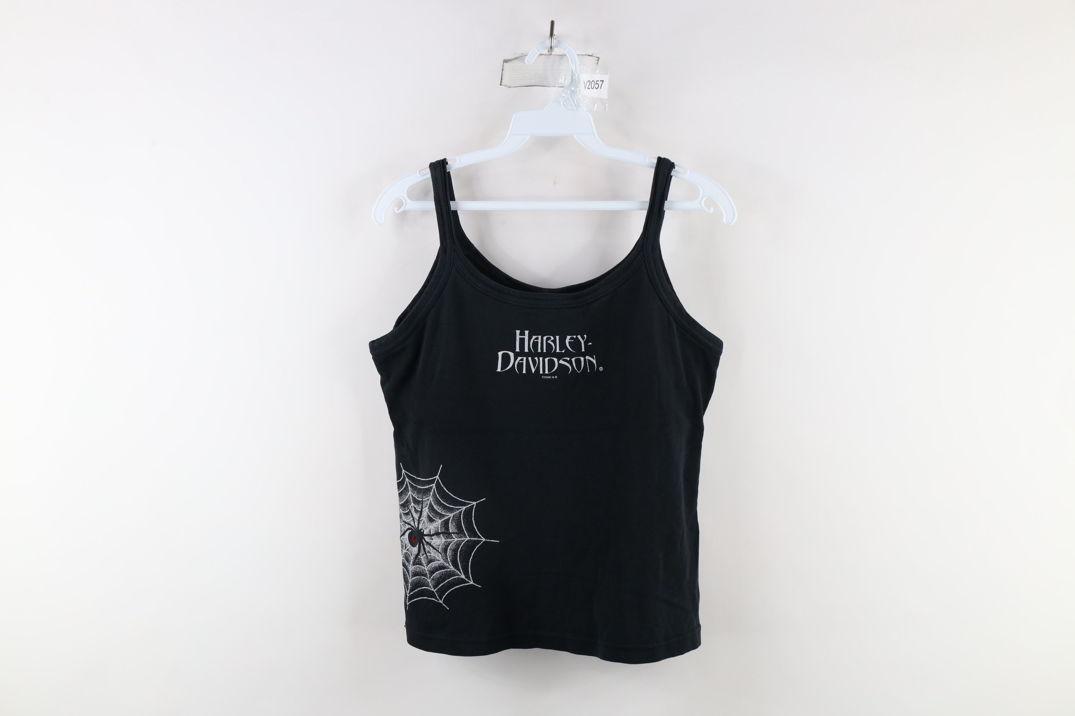 Harley Davidson Vintage Harley Davidson Black Spider Tank Top T-Shirt USA Size L / US 10 / IT 46 - 1 Thumbnail
