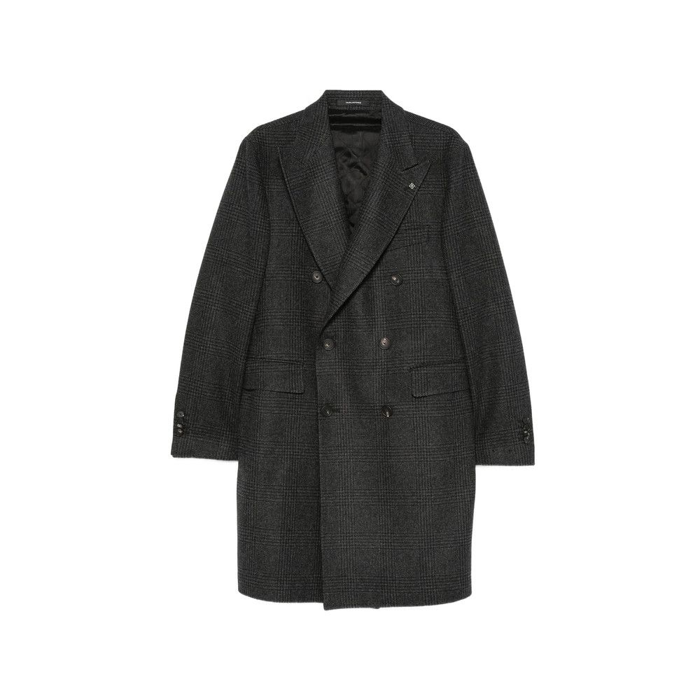 Tagliatore Tagliatore GREY Coats - Double Breasted Coats Size US M / EU 48-50 / 2 - 1 Thumbnail