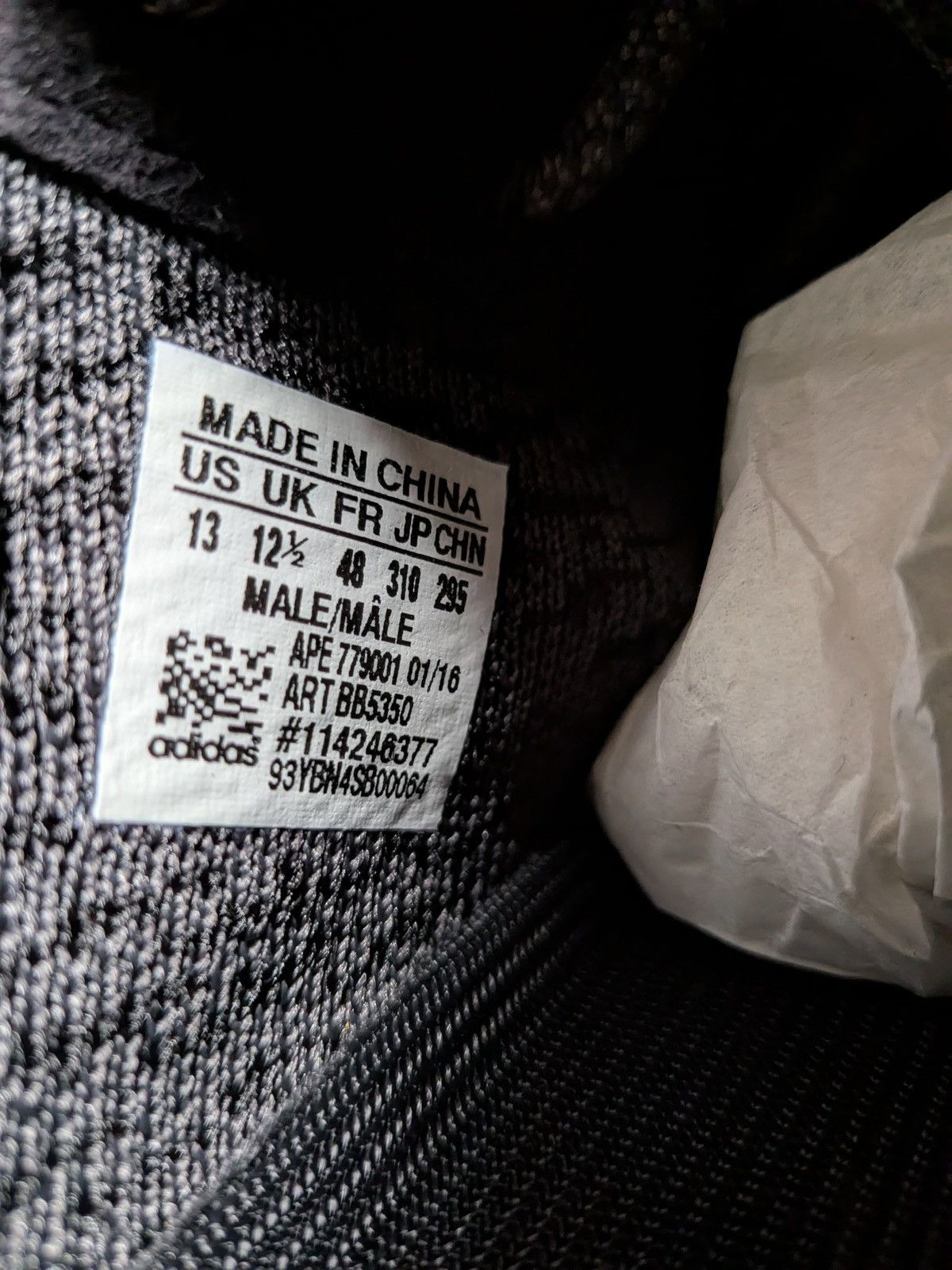 Adidas 2016 adidas Yeezy Boost 350 v1 Pirate Black 2.0 BB5350 A Size US 13 / EU 46 - 8 Thumbnail
