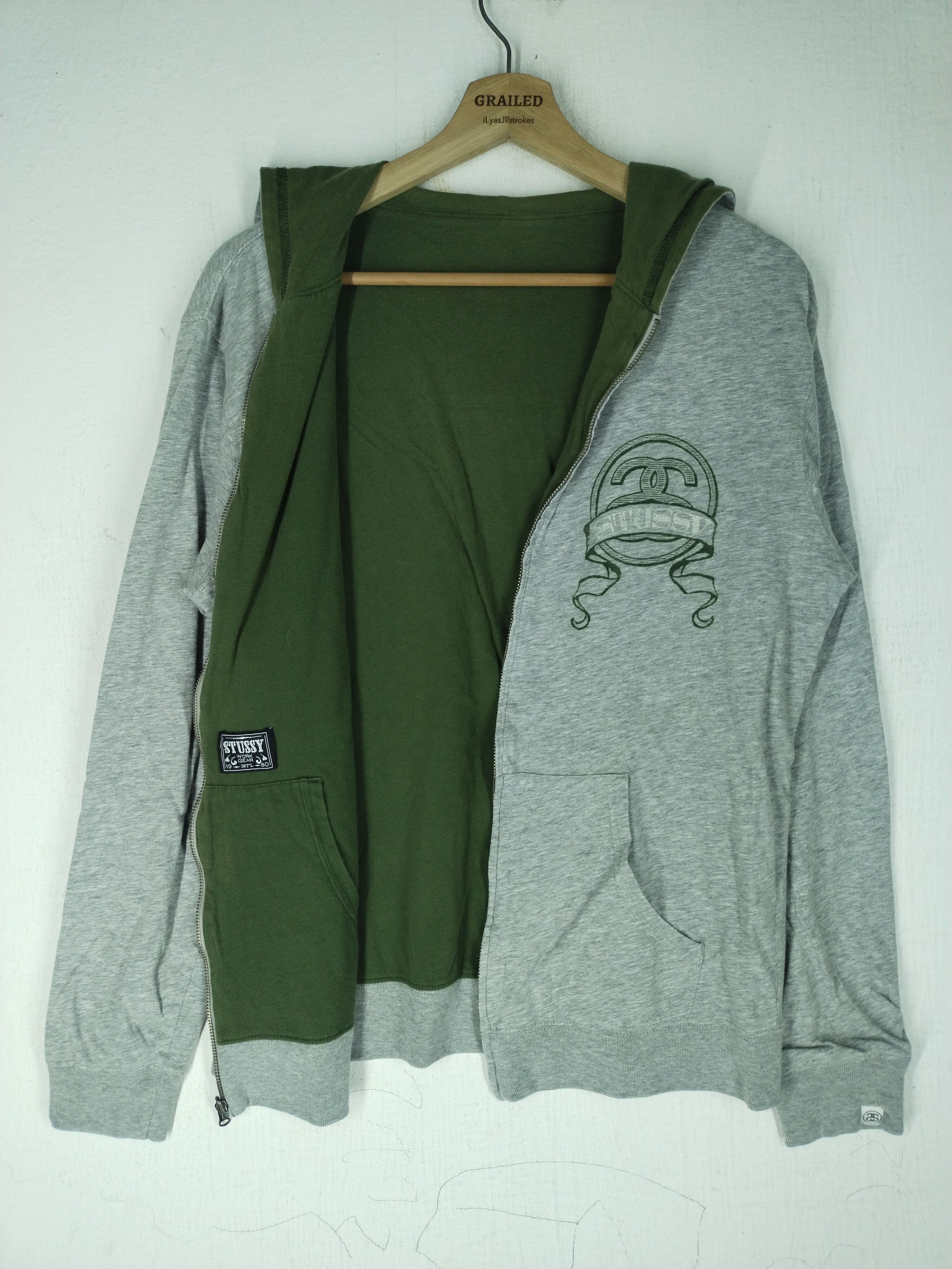 Stussy × Vintage Stussy Reversible Hoodie Size US S / EU 44-46 / 1 - 7 Thumbnail