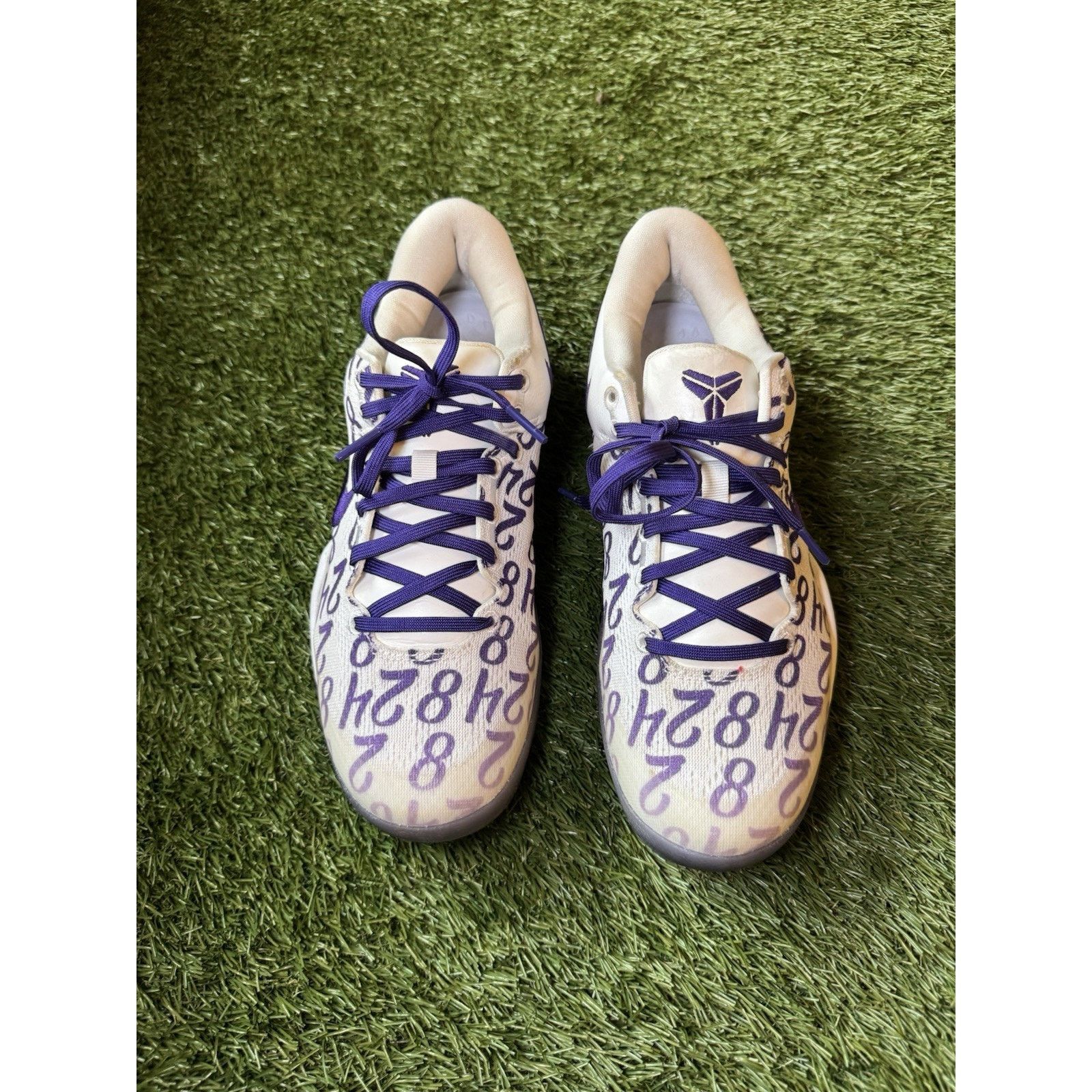 Nike Nike Kobe VIII Protro White Court Purple FQ3549-100 8 Men's Size US 8 / EU 41 - 7 Thumbnail