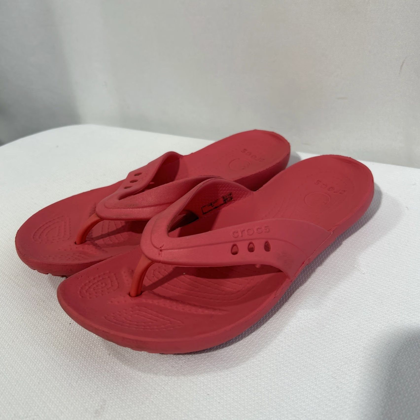Crocs Crocs Kadee II Flip Flop Sandal Women Size 7 Pink Size US 7 / IT 37 - 2 Thumbnail