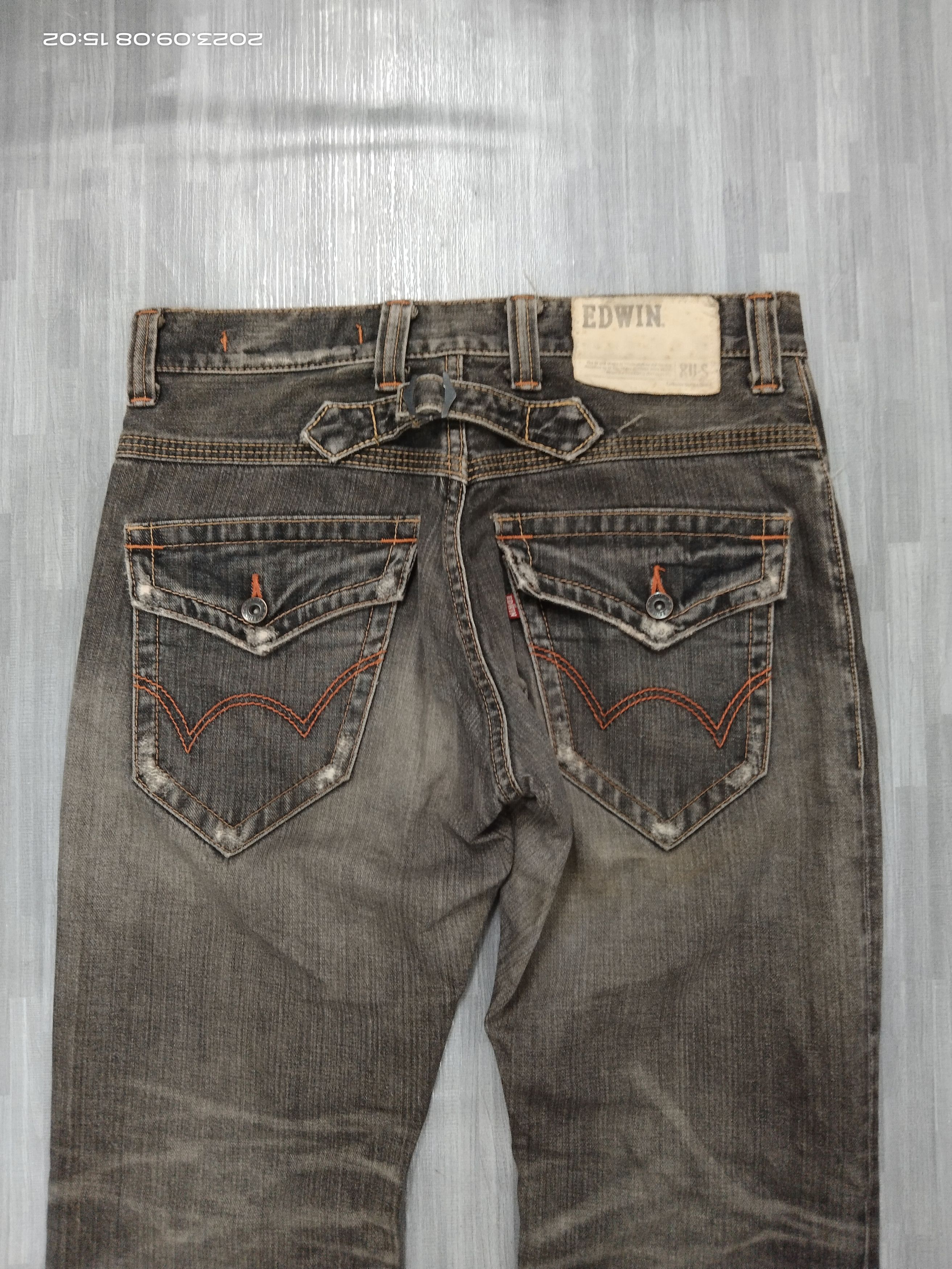 Japanese Brand FLARE SICK EDWIN JAPAN DENIM PANTS Size US 31 - 5 Thumbnail