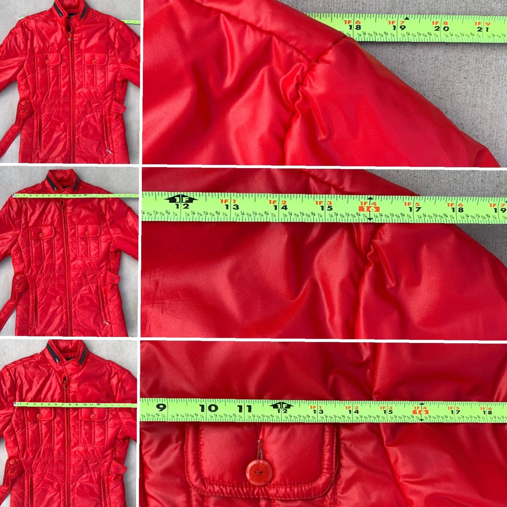 Obermeyer VINTAGE Obermeyer Shiny Red Nylon Ski Jacket Coat Ladies Medium 70s 80s 1970s Size M / US 6-8 / IT 42-44 - 7 Thumbnail
