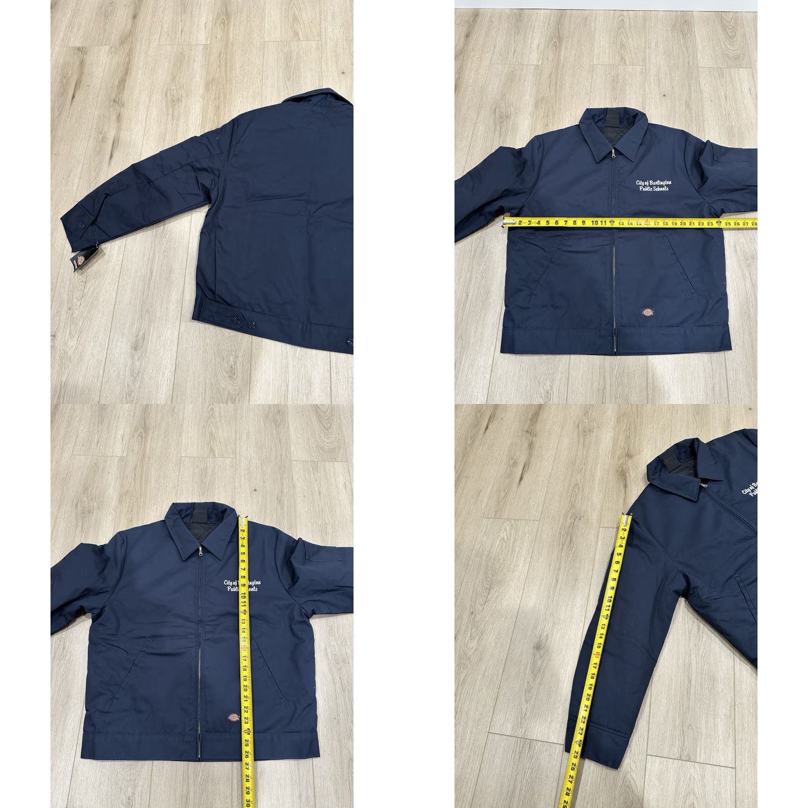 Dickies Dickies Eisenhower Jacket Mens L Blue Quilted Logo Patch Insulated Workwear Bomber Jacket Size US L / EU 52-54 / 3 - 9 Thumbnail