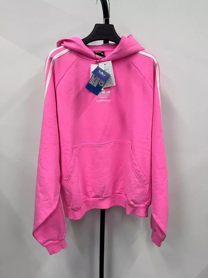 Balenciaga Balenciaga Logo Letter Hooded Loose Long Sleeve Sweatshirt Size US S / EU 44-46 / 1 - 1 Thumbnail
