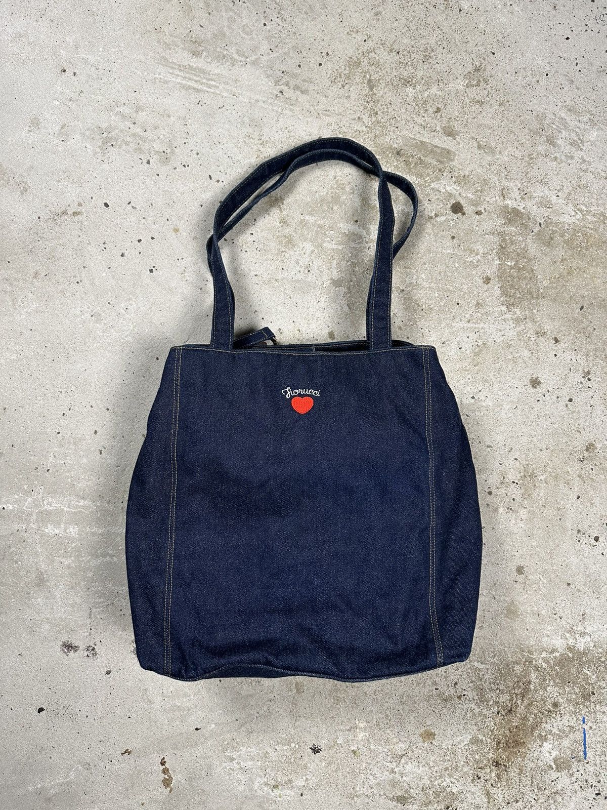 Fiorucci Vintage Y2K Fiorucci Denim Jeans Tote Bag rare Size ONE SIZE - 1 Thumbnail
