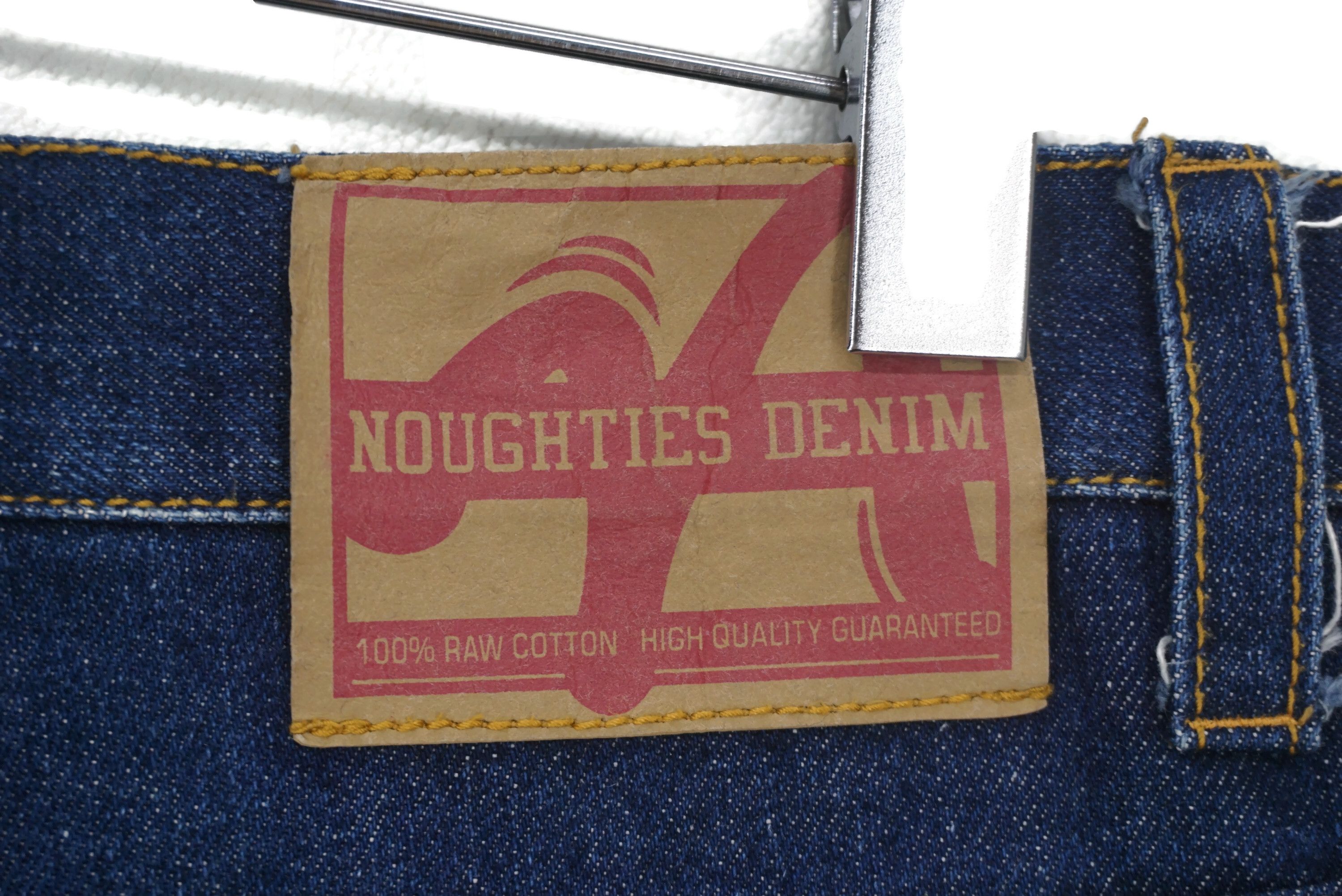 Japanese Brand NOUGHTIES Jeans W33xL31 Hip Hop Skates Mocking Evisu Denim Size US 32 / EU 48 - 8 Thumbnail