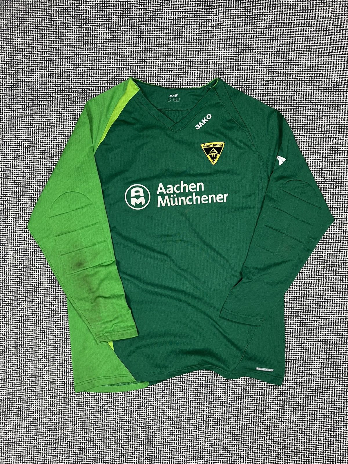 Vintage 2007/2008 Alemannia Aachen rare soccer goalkeeper Jersey GK Size US XL / EU 56 / 4 - 1 Thumbnail
