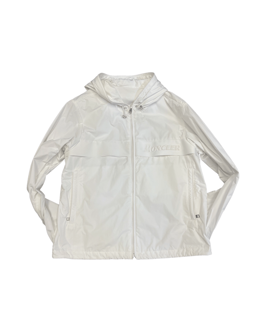 image of Moncler Benoit Giubotto Jacket in White, Men's (Size Medium)