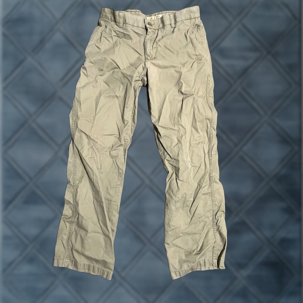 Calvin Klein Calvin Klein Mens Chino Pants Beige Liquid Cotton Twill Straight Size 30x32 Size US 30 / EU 46 - 1 Thumbnail