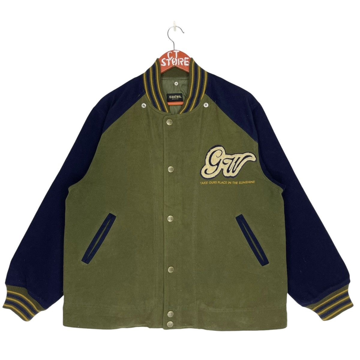 Japanese Brand × Vintage Vintage Cantwo Hideaway Jacket Green Size US M / EU 48-50 / 2 - 1 Thumbnail
