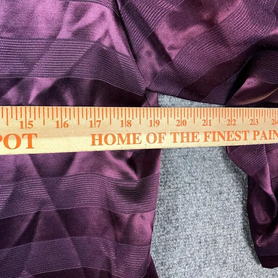 Vintage Vintage Maren Blazer Jacket Women's 12 Purple Acetate Blend Size XL / US 12-14 / IT 48-50 - 4 Thumbnail