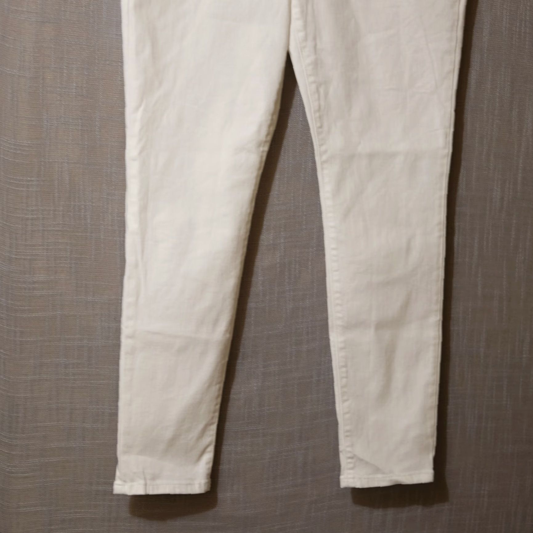 Vintage Nwot! St Johns Bay Skinny Leg Jeans White Denim Womens 12 34x29 #H98-11 Size 34" / US 12 / IT 48 - 3 Thumbnail