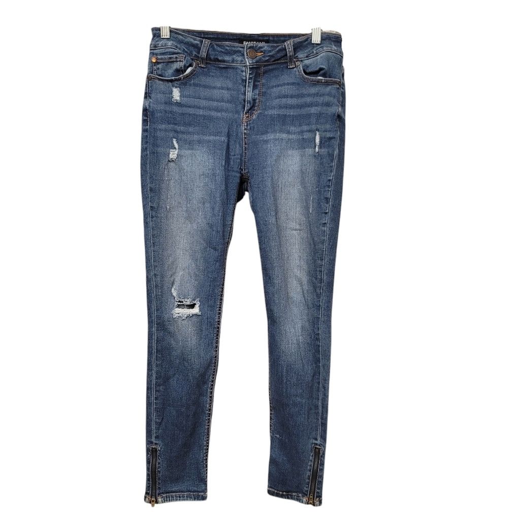 Other EUC Enjean Distressed Skinny Jeans Size 29" - 1 Thumbnail