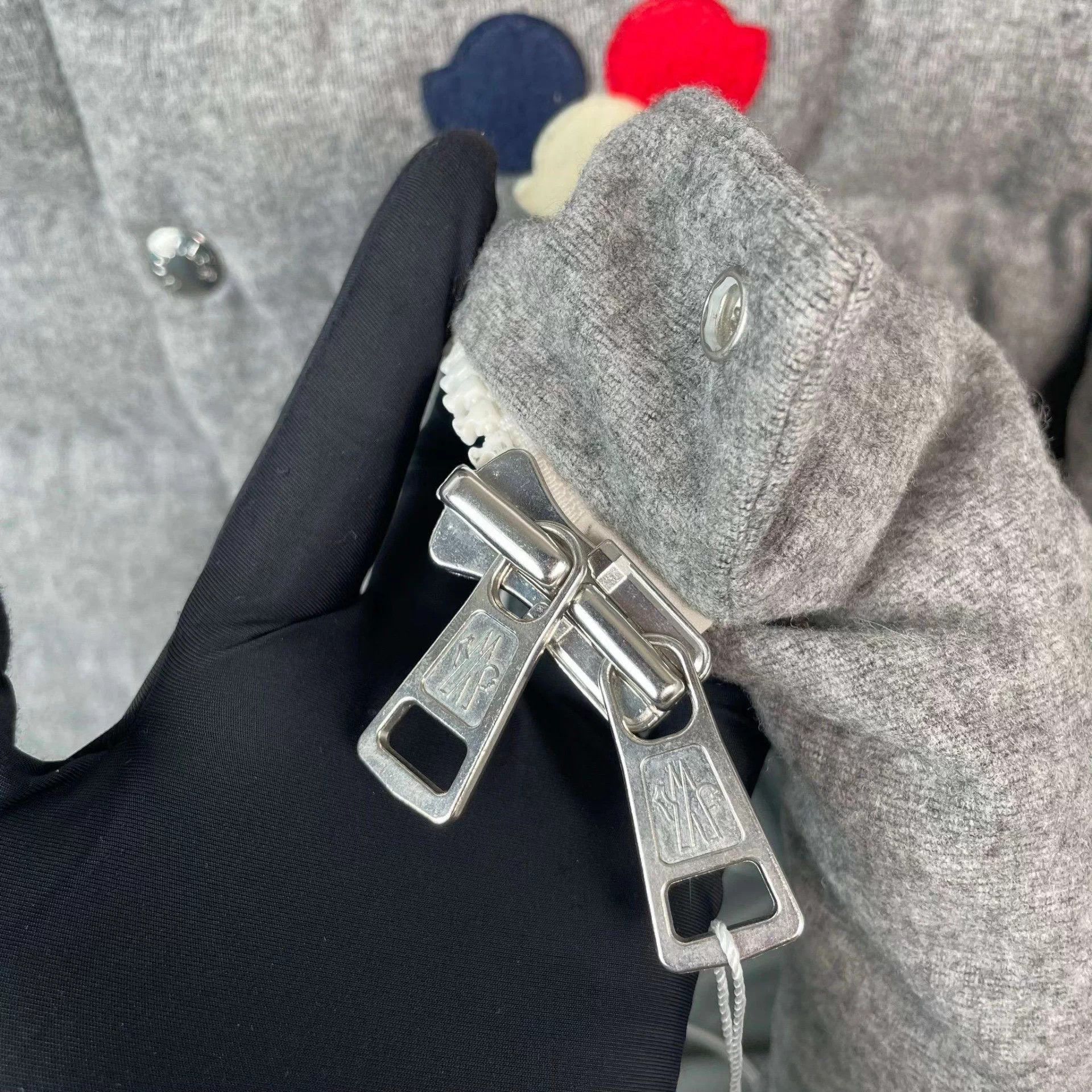 Moncler Moncler men's down jacket size 4 gray Size US XL / EU 56 / 4 - 9 Thumbnail