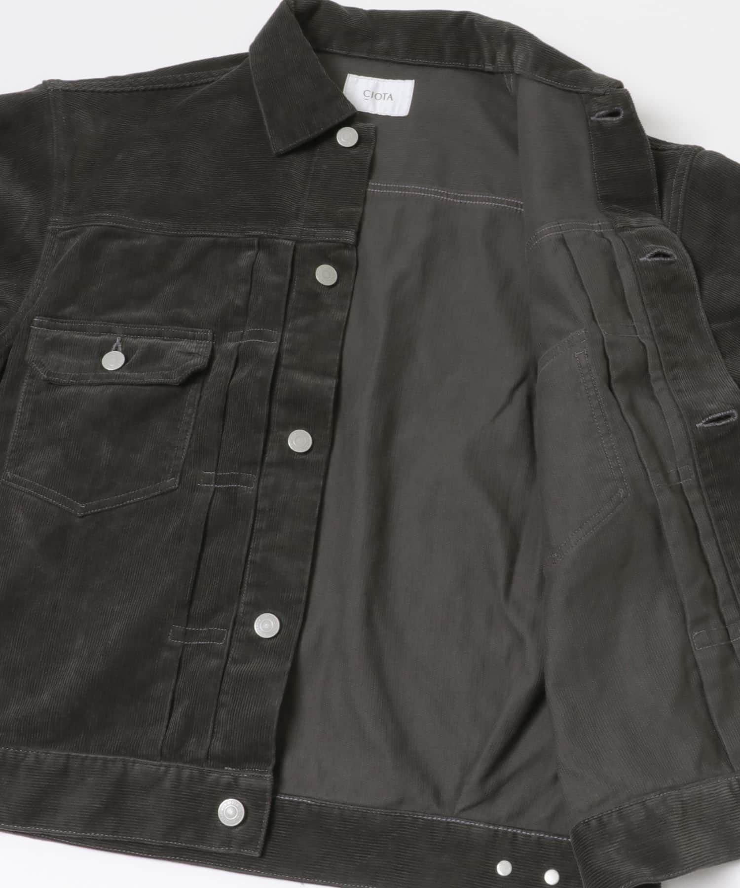 Ciota charcoal grey corduroy jacket fits L Size US L / EU 52-54 / 3 - 5 Thumbnail