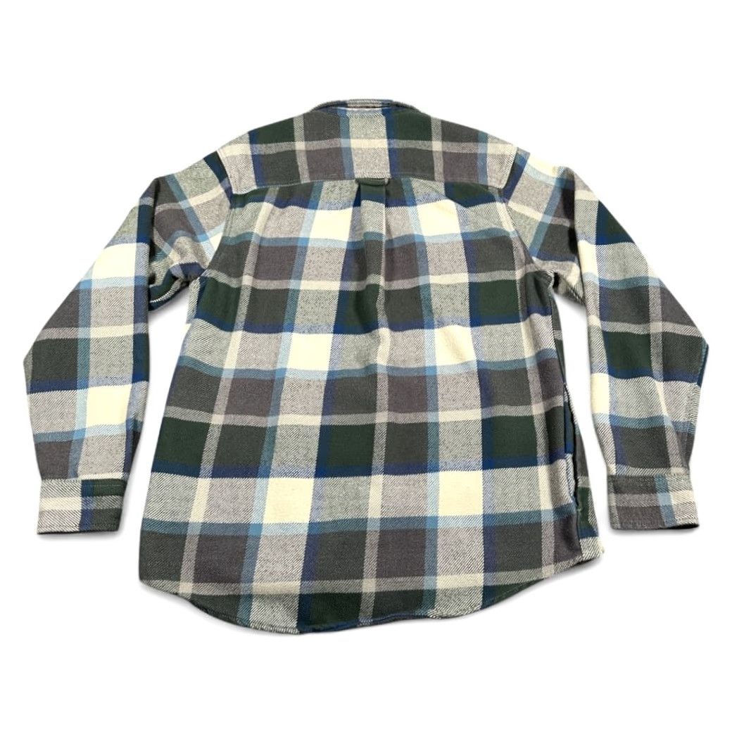 Orvis VINTAGE Orvis Jacket Shirt Adult MEDIUM White Blue Grey Plaid Flannel Cotton Heavyweight Size US M / EU 48-50 / 2 - 3 Thumbnail