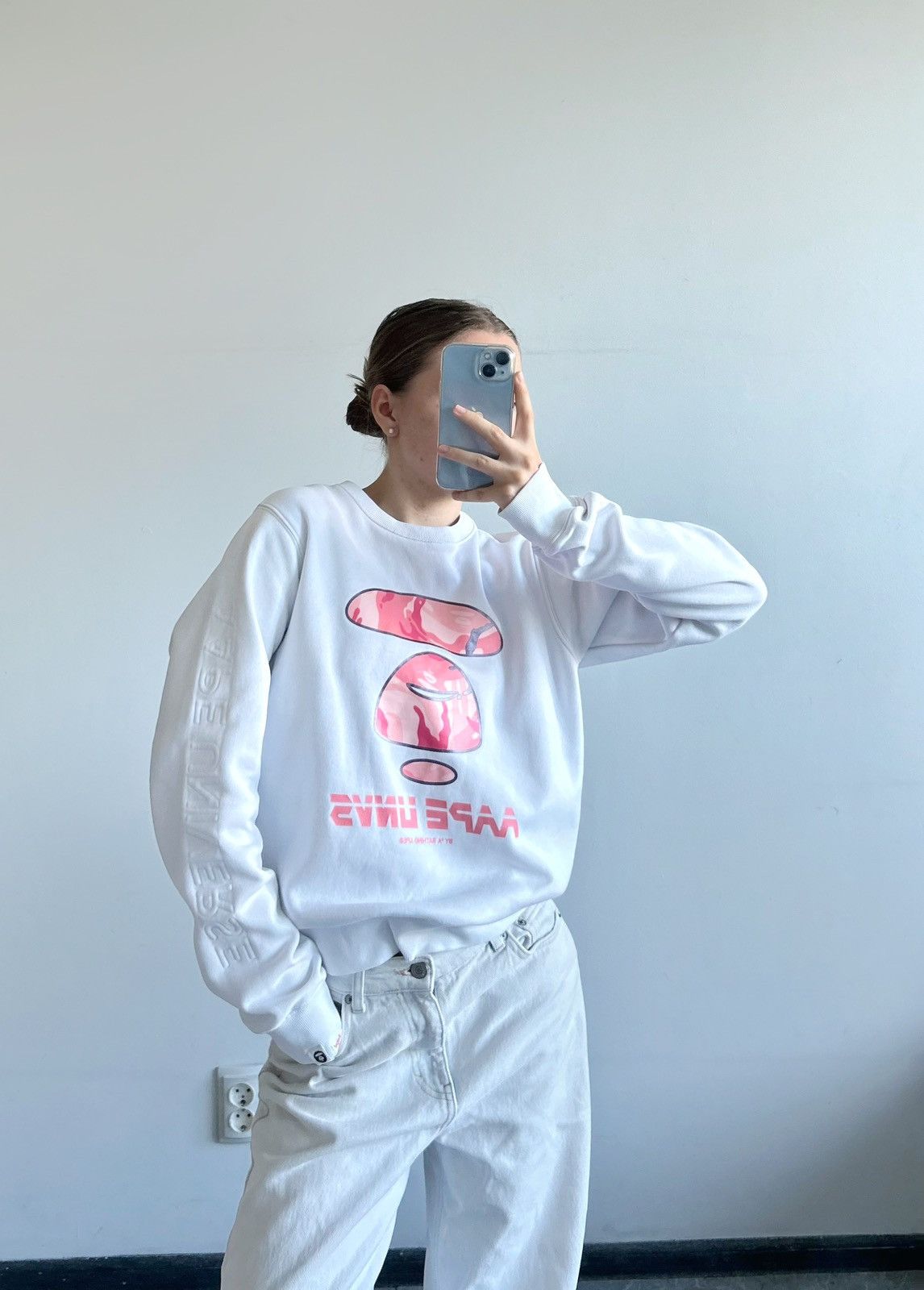 Aape Vintage sweatshirt a bathing ape aape big logo Size US XS / EU 42 / 0 - 3 Thumbnail