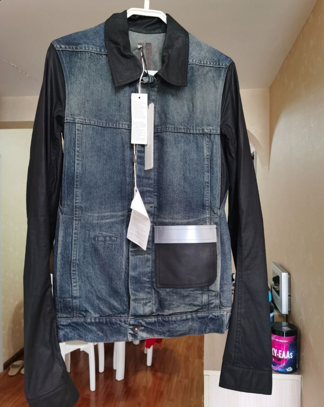Rick Owens Rick Owens side line denim jacket-2505 Size US S / EU 44-46 / 1 - 1 Thumbnail
