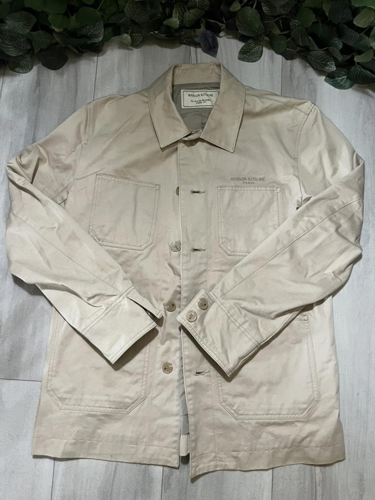 Maison Kitsune Maison Kitsuné Chore Jacket Sz L Size US L / EU 52-54 / 3 - 1 Thumbnail