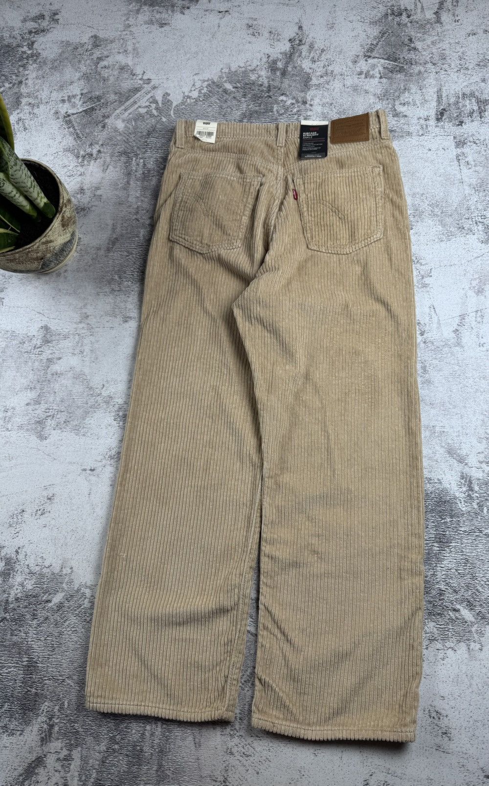 Levi's Levis NEW Ribcage Straight Ankle Velvet Velour Men’s High Rise Pants Trousers Size US 30 / EU 46 - 4 Thumbnail