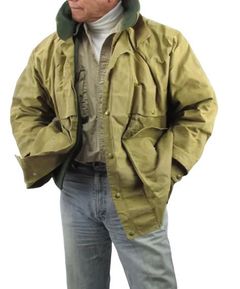 Vintage Filson Tin Cloth Waxed Cotton Jacket, Hunting Workwear Coat