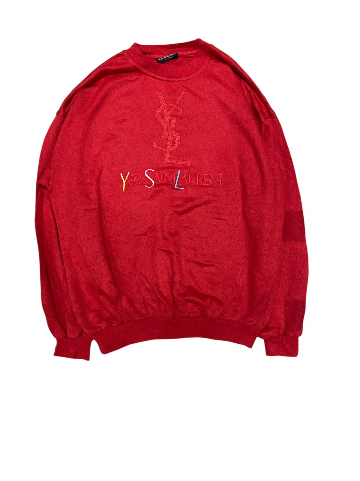 Yves Saint Laurent 1990s Embroidered logo Size US L / EU 52-54 / 3 - 1 Thumbnail