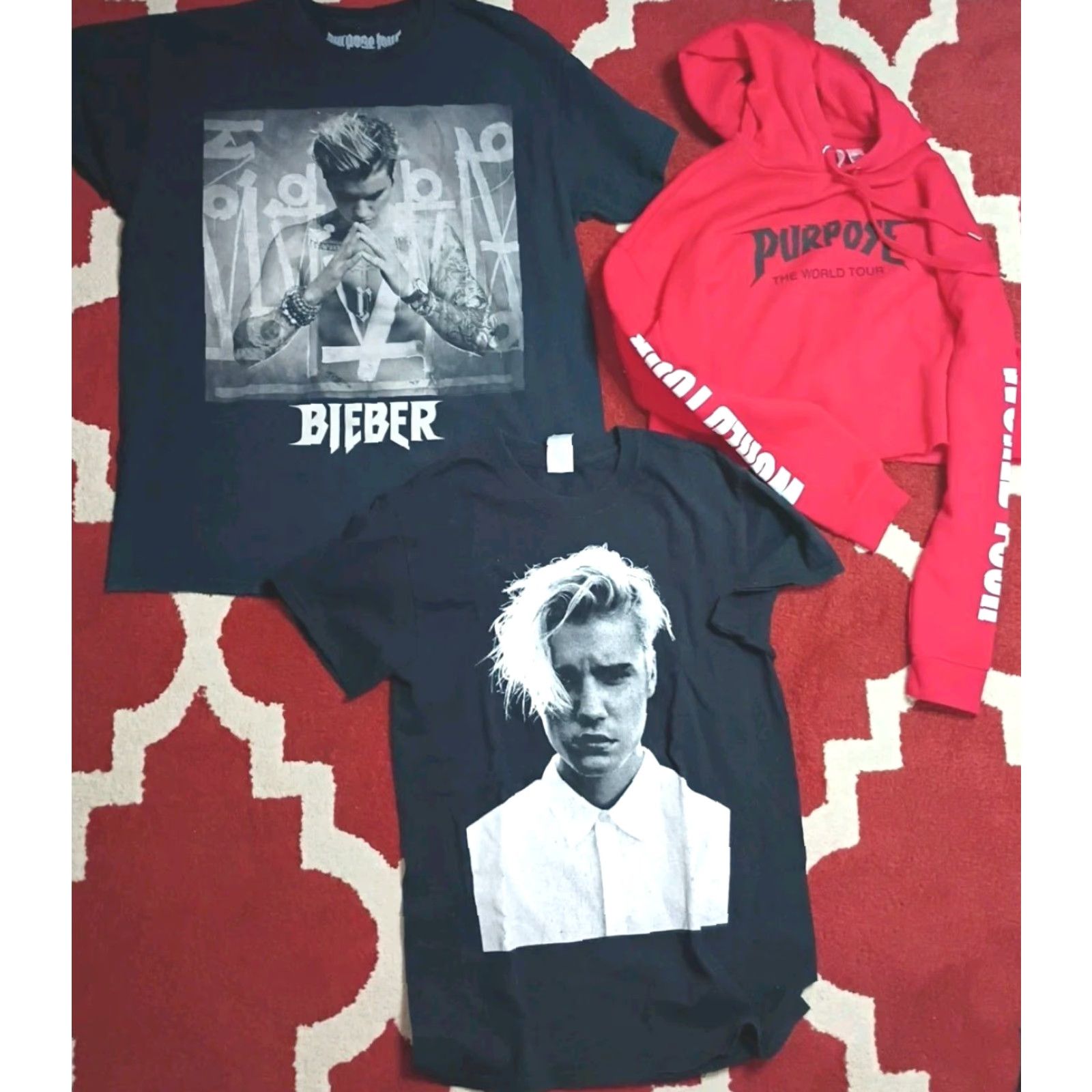 Vintage VINTAGE Justin Bieber Purpose Tour Fan Memorabilia Crop Top T-shirt Lot Shirt Size S / US 4 / IT 40 - 2 Thumbnail