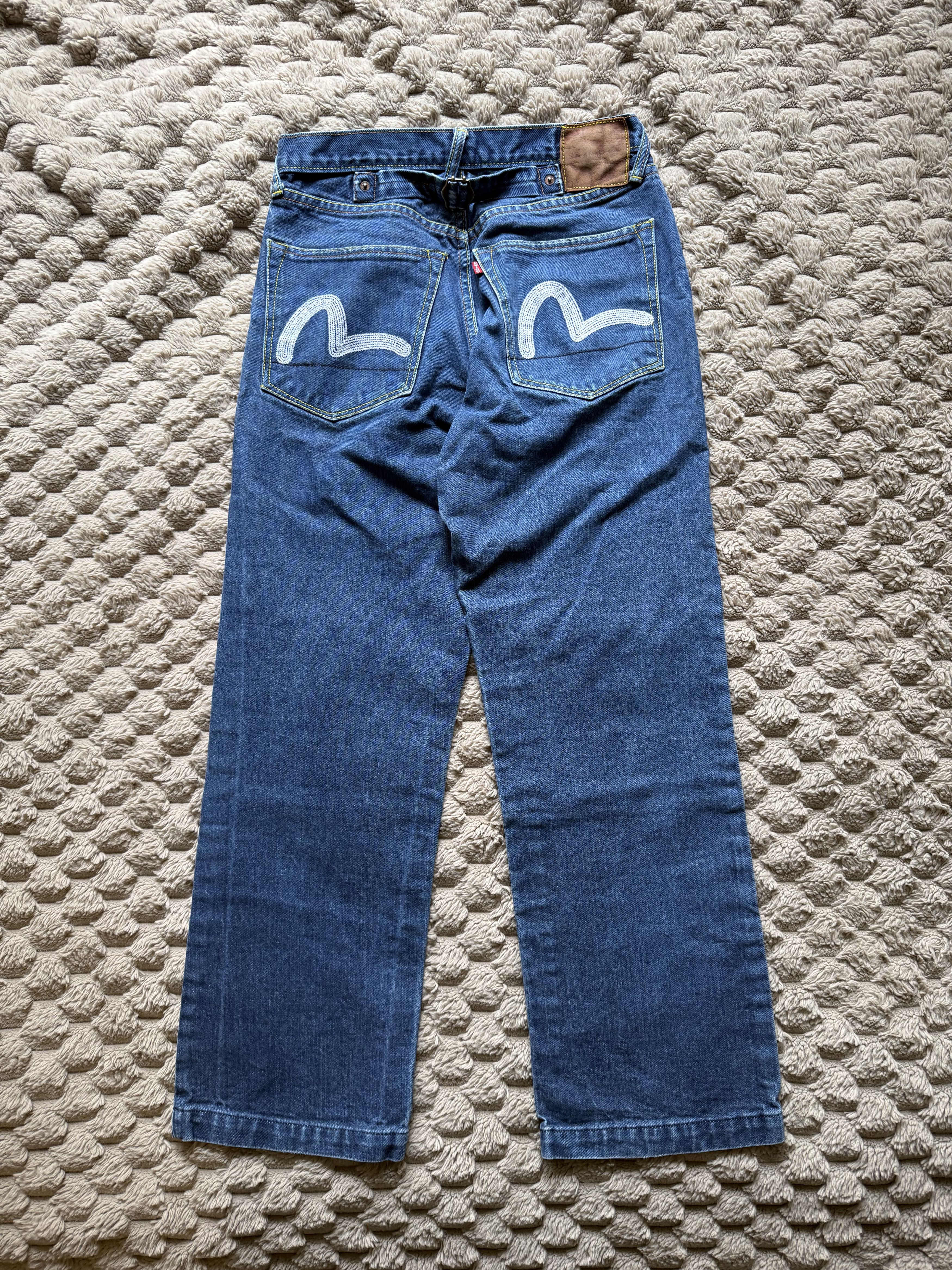 Evisu Evisu Seagull Logo Jeans Vintage Japanese Denim W32 Size 32" / US 10 / IT 46 - 1 Thumbnail