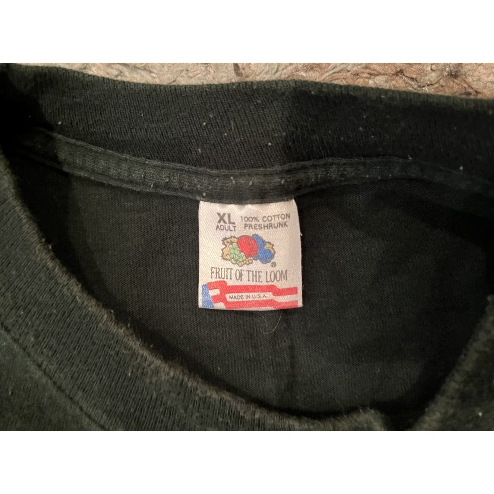 Fruit Of The Loom VINTAGE Master Gardeners Union County T-Shirt Fruit of the Loom USA Mens XL Green Short Sleeve Single Stitch USA Size US XL / EU 56 / 4 - 6 Thumbnail